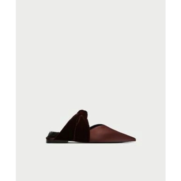 Zara satin and velvet mules - Picture 3 of 5